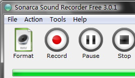 Sonarca Sound Recorder Free screen shot