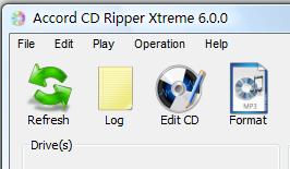 Accord CD Ripper Standard screen shot